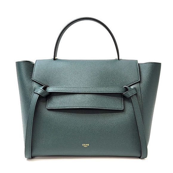 Celine Mini Calfskin Belt Bag Dark Green - Picture 1 of 3